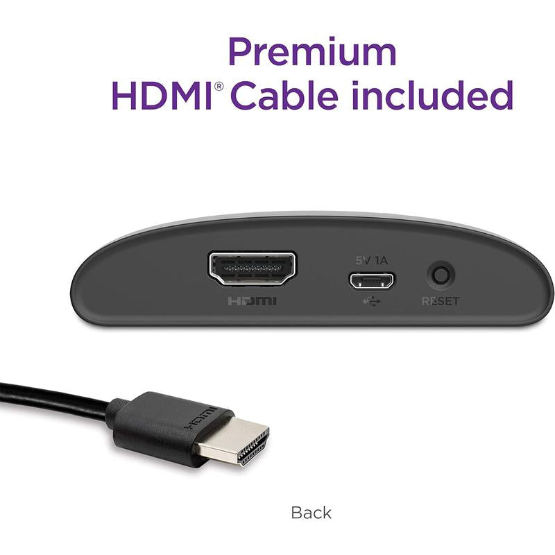 Roku Express 4K+ Streaming Player HDR with Voice Remote with TV Controls