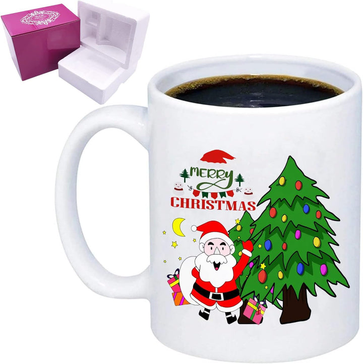 Christmas Coffee Mugs, 2023 Christmas Mugs Clearance, Funny Christmas Mugs Christmas Gift for Boyfriend,Girlfriend,Dad,Mom,Children, 11Oz 325ML (Christmas 3)
