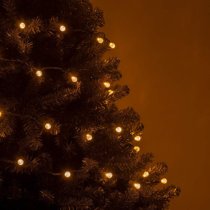 24' Raspberry LED String Lights, Gold