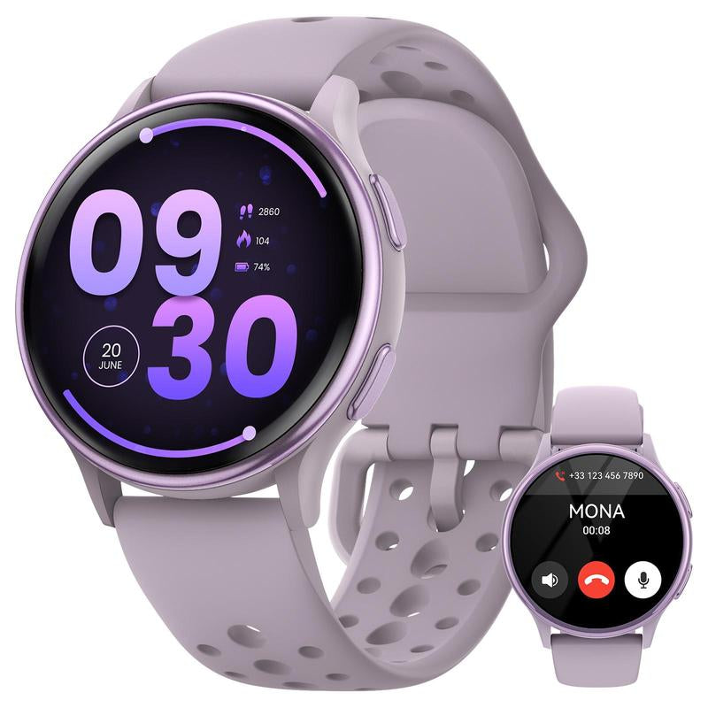 FOSMET Smart Watches with Call Function 100+ Sports Modes DIY Watch Dials Messages Reminder Multifunctional Smartwatch