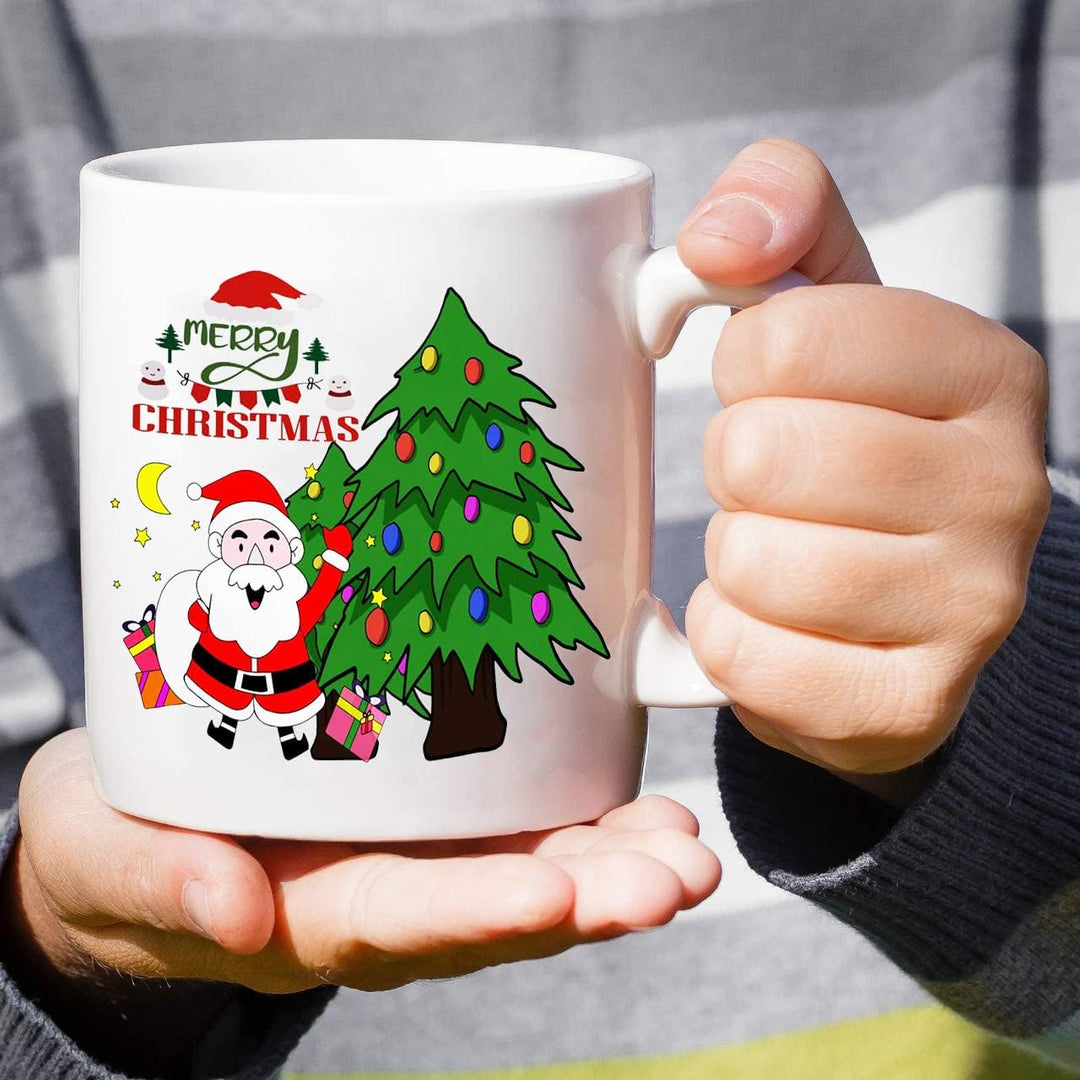 Christmas Coffee Mugs, 2023 Christmas Mugs Clearance, Funny Christmas Mugs Christmas Gift for Boyfriend,Girlfriend,Dad,Mom,Children, 11Oz 325ML (Christmas 3)