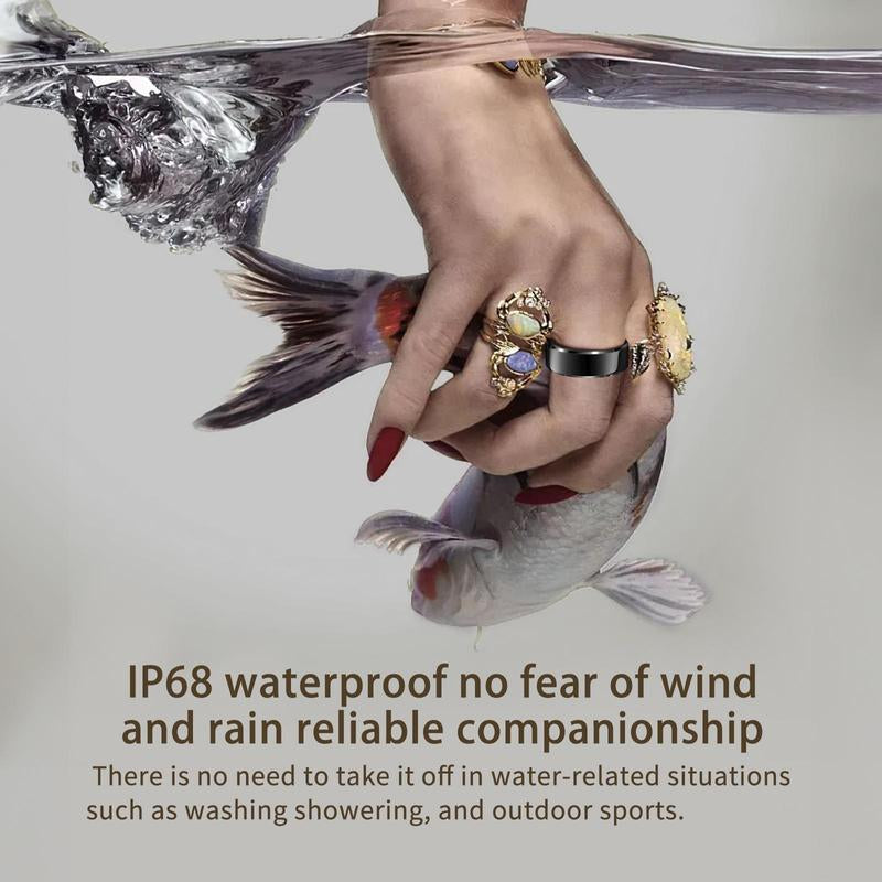 LIFEBEE Multifunctional Smart Ring, 1 Count Fitness Smart Ring with Multiple Sport Modes, Activity Tracker Smart Ring Tracker, Fitness Tracker, Digital Product, Cyber