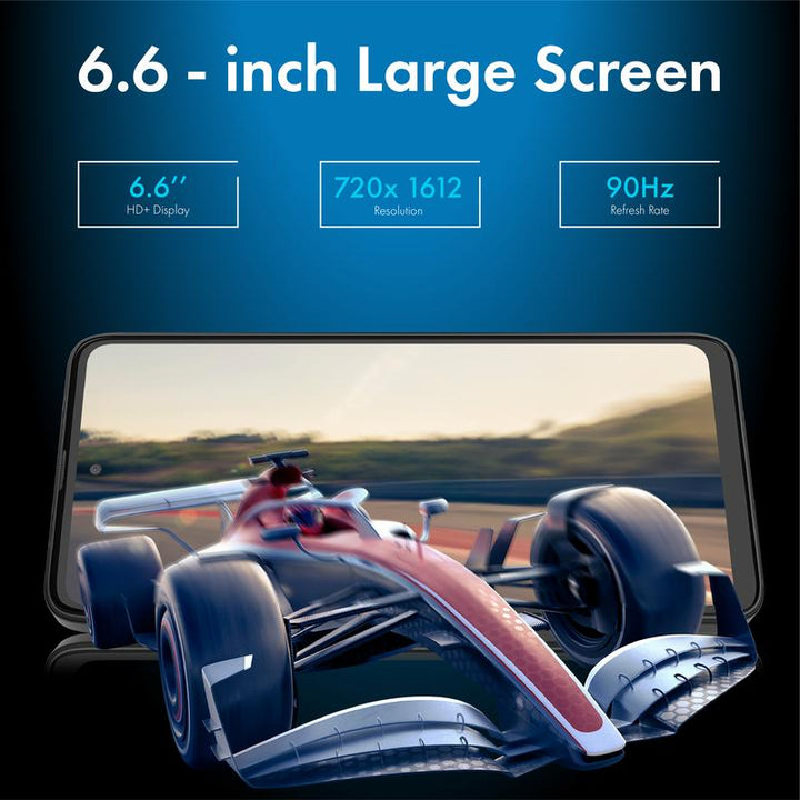 NUU N10 Unlock Smartphone 8GB(4GB+4GB Virtual RAM) +128GB,13MP + 5MP Camera,Android 14 Dual SIM 4G,8-Core 6.6" 90Hz Hd+,5000Mah Battery ,1 Year US Warranty