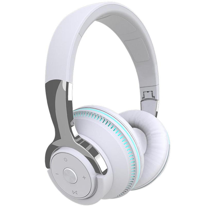 Foldable Wireless Headphone, Over-Ear Wireless Bluetooth-Compatible Headset with Mic, Wireless Stereo Headphones for Tablets and Phones