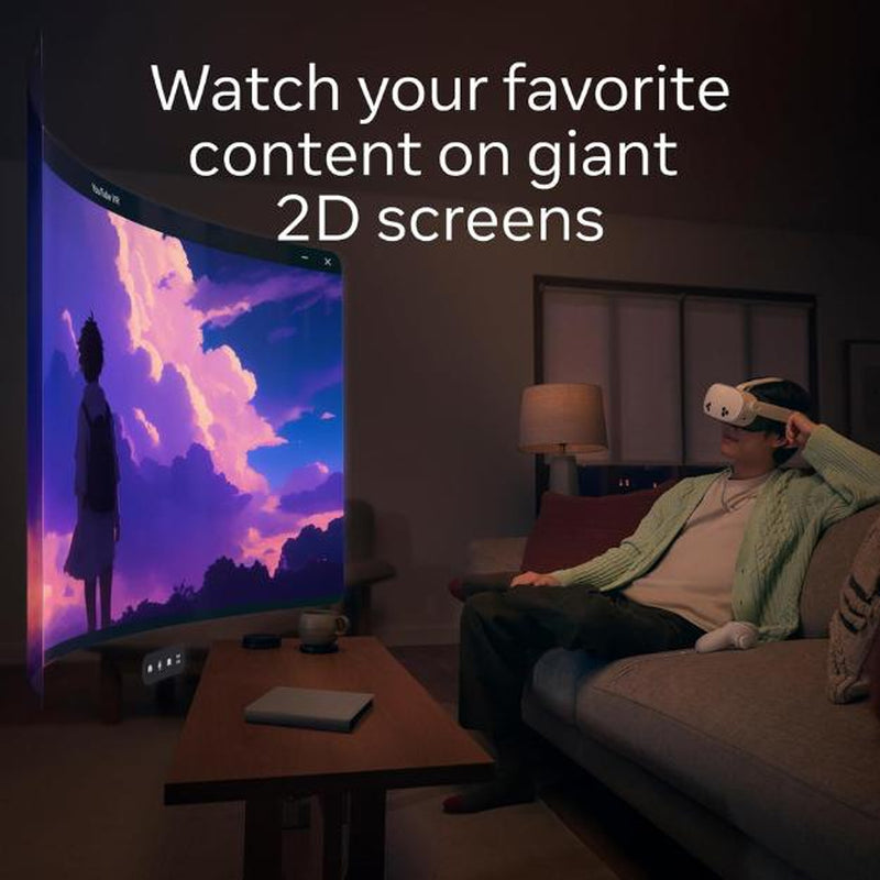 Meta Quest 3S 256GB VR Headset & Meta Carrying Case - Batman: Arkham Shadow Bundle + 3-Month Meta Quest+ Trial