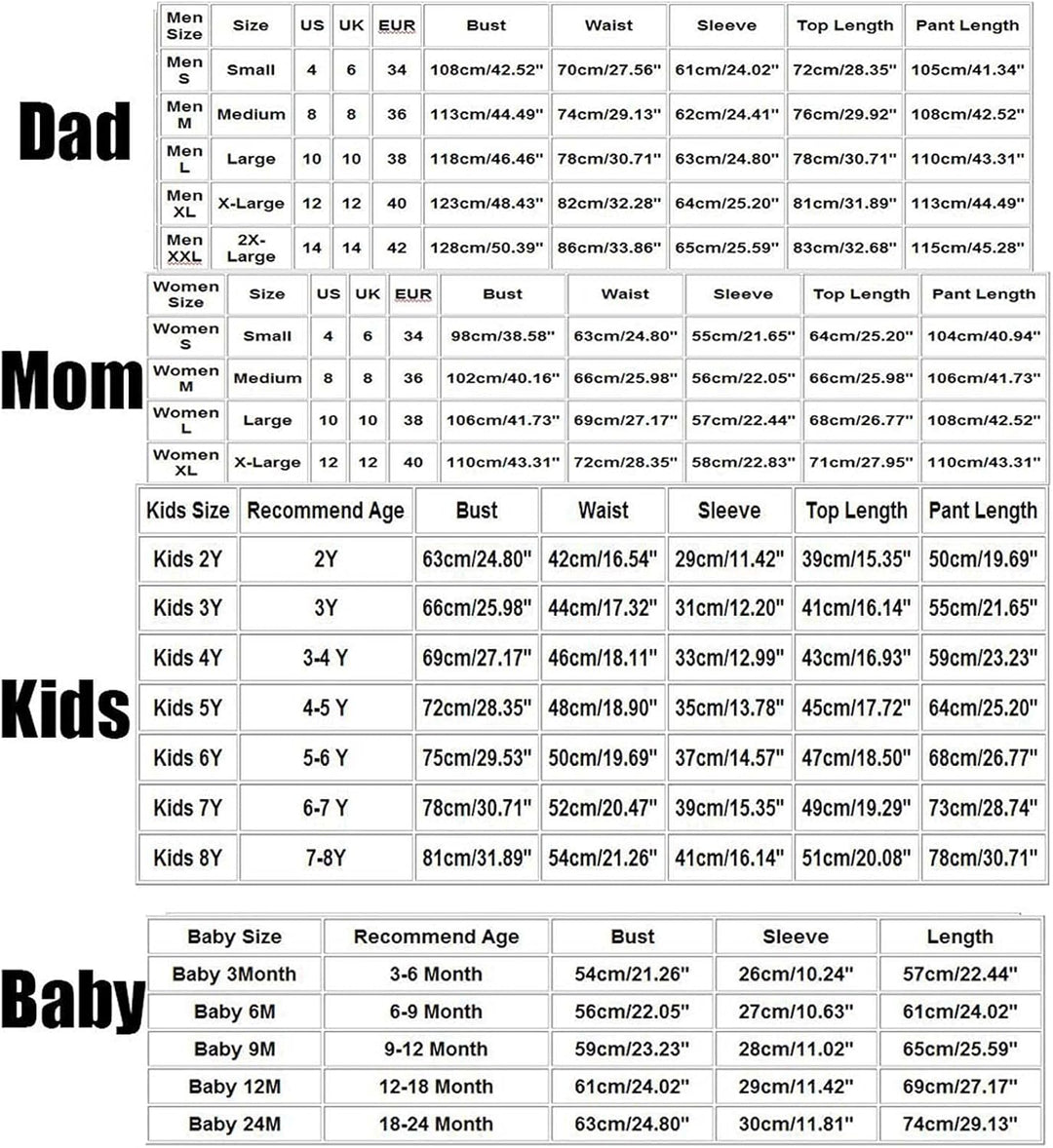 Family Christmas Reindeer Matching Sets, Christmas Pajamas for Family Plaid Sleepwear Pant Matching Xmas Pjs for Family