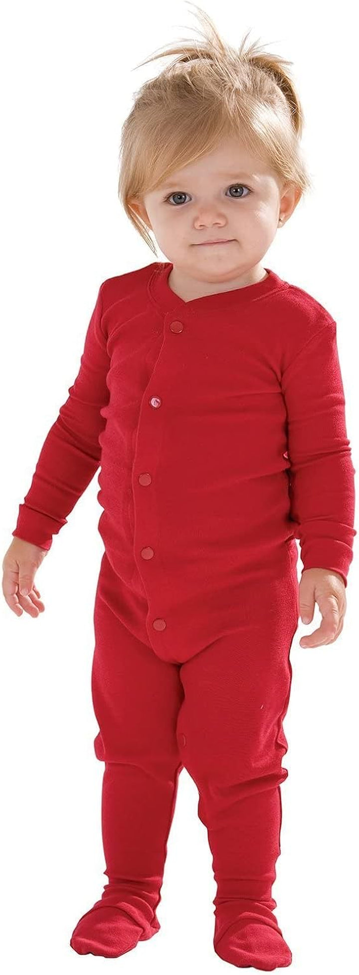 Christmas Pajamas for Kids - Toddler Christmas Pajamas, Red Dropseat