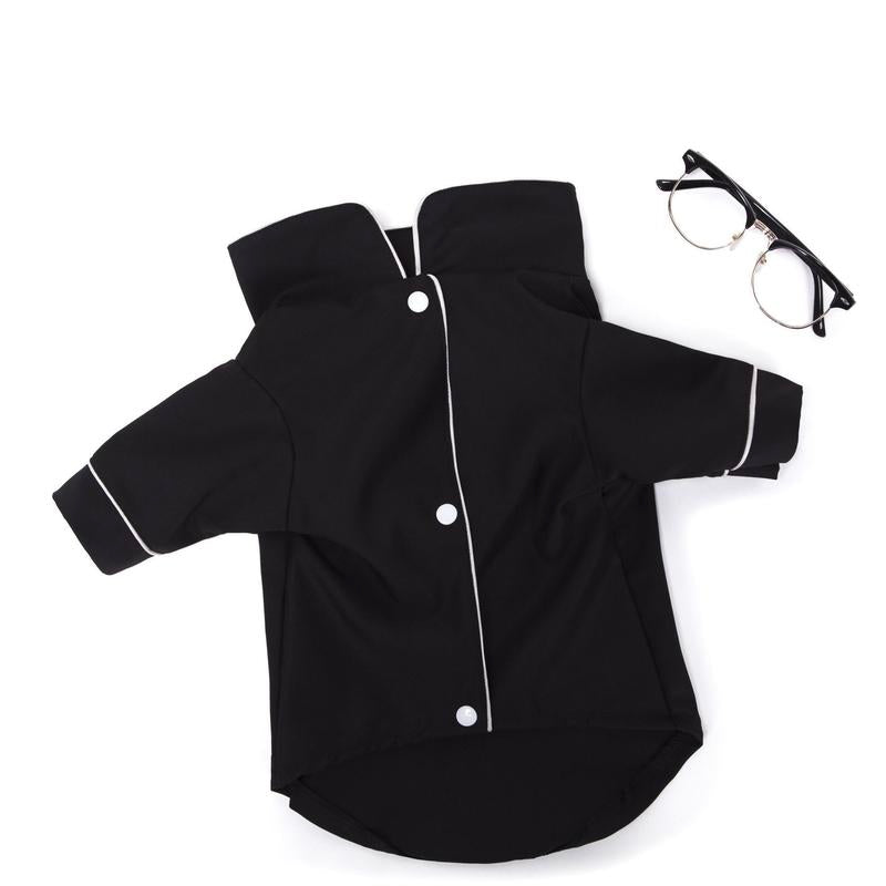 Dog Clothes Pink Pajamas Pet Dog Silk Pajamas, Two-Legged Sleepwear Shirt, Soft and Smooth Pajama for Dogs