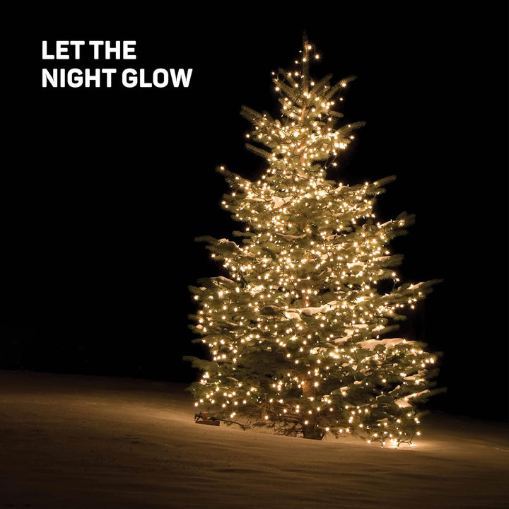 Christmas String Lights [100 Set] 25 Ft Warm White Christmas String Lights, for Xmas Tree, Garland, Holiday, Party Décor –Mini Christmas Lights for Tree Weather-Resistant