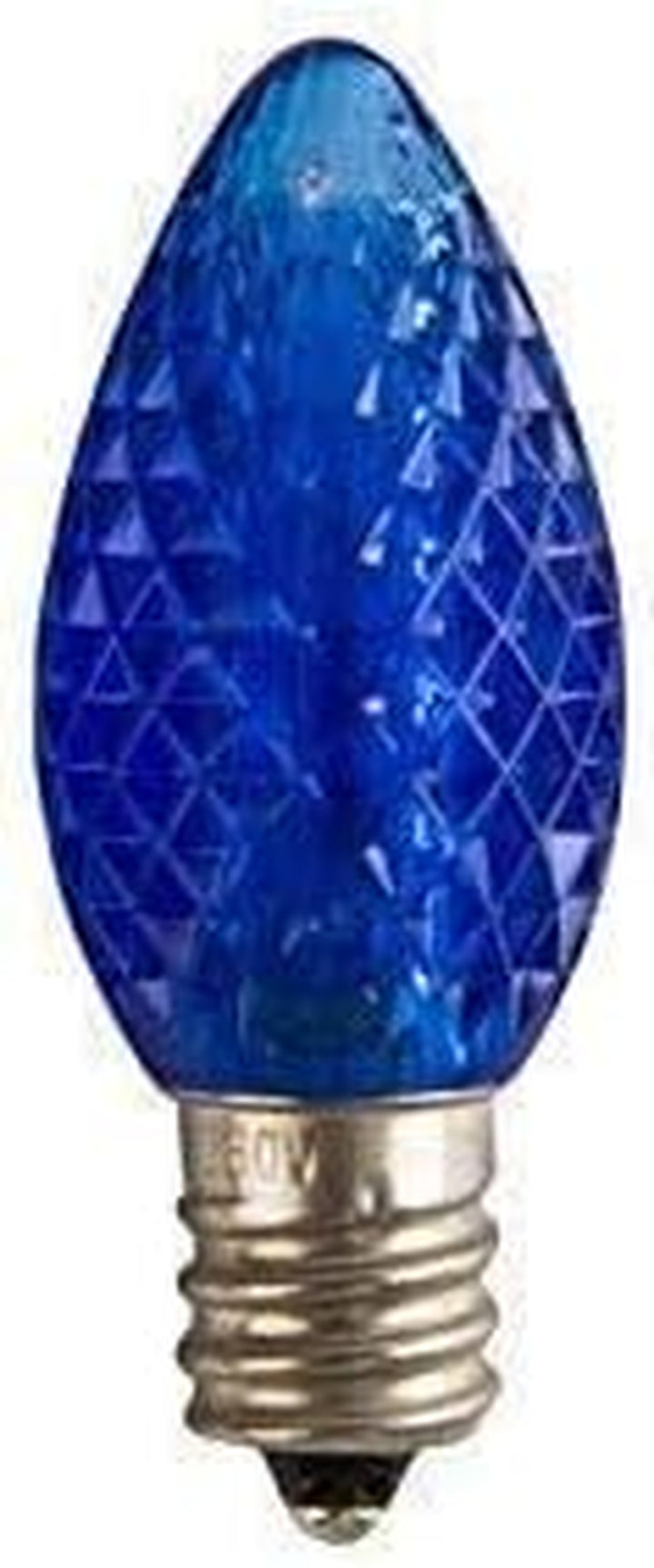 Outdoor String Lights, C7 Outdoor Christmas Lights, 25 Interchangeable Colored Christmas Lights, Christmas Lights for Christmas Trees, Decks, Gardens, Parties String Lights (Blue)