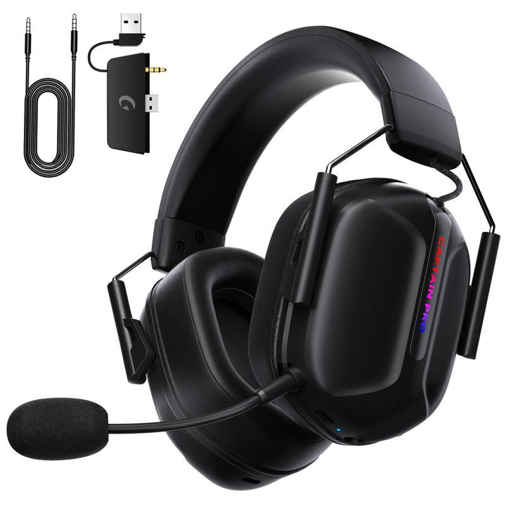 Wireless Gaming Headset for Xbox Series X|S, Xbox One, PC, PS5/4, Mac, Mobile, Switch, 3D Surround Sound, Bluetooth 5.3, 60H Battery, Gaming Headphones with Detachable Noise Canceling Mic