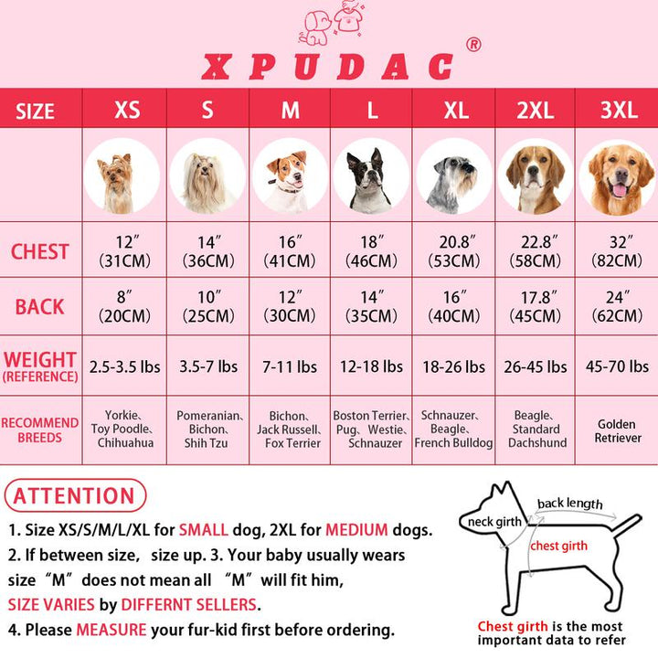XPUDAC 4 Pieces Duckie & Strawberry Pattern Pajamas for Dogs Cozy Breathable Puppy Onesies Outfits for Doggie Cats Christmas Shirts Sleepwear Poodle Puppy Universal Fit Soft Material Easy Pull-On Design