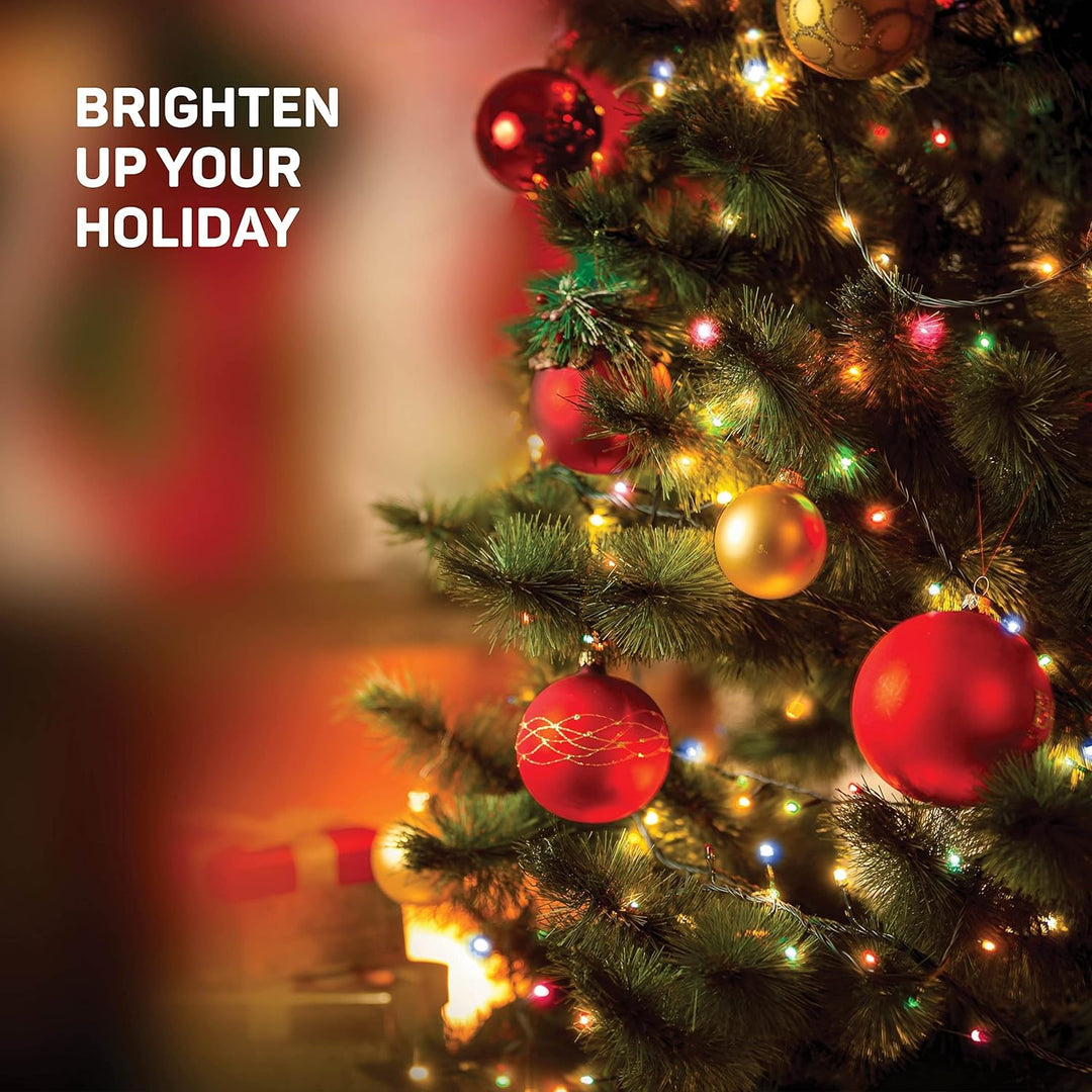 Christmas String Lights [100 Set] 25 Ft Multi-Colored Christmas String Lights, for Xmas Tree, Garland, Holiday, Party Décor –Mini Christmas Lights for Tree Weather-Resistant