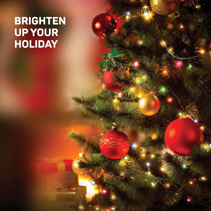 Christmas String Lights [100 Set] 25 Ft Multi-Colored Christmas String Lights, for Xmas Tree, Garland, Holiday, Party Décor –Mini Christmas Lights for Tree Weather-Resistant