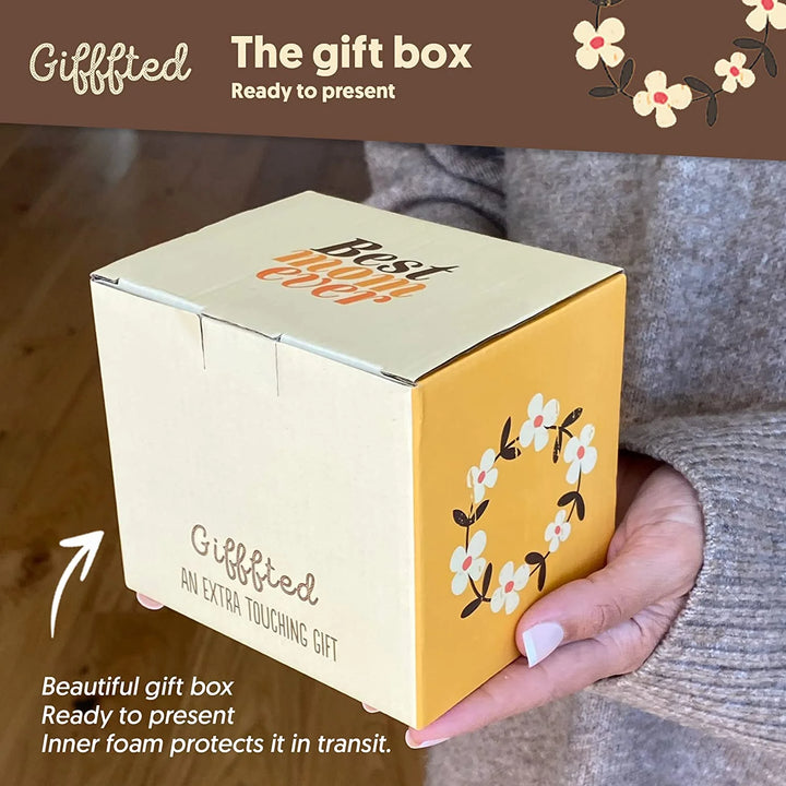 Triple  Worlds Best Mom Ever Coffee Mug & Socks Set for Mother, Gifts Ideas for Christmas,Valentines, Mothers Day, Birthday, from Daughter and Son, Cool Mommy Presents, Ceramic Cup 380Ml