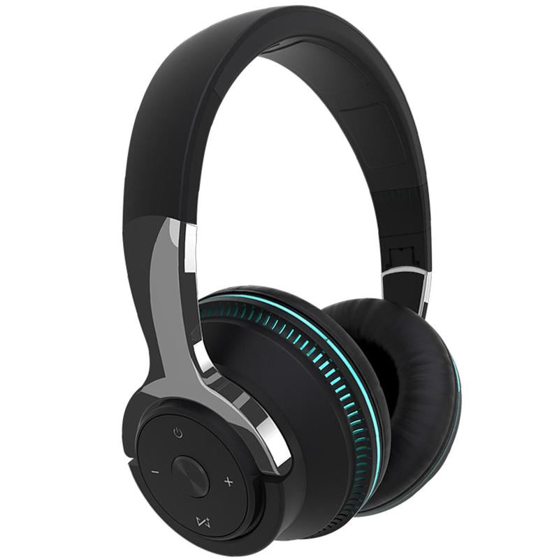 Foldable Wireless Headphone, Over-Ear Wireless Bluetooth-Compatible Headset with Mic, Wireless Stereo Headphones for Tablets and Phones