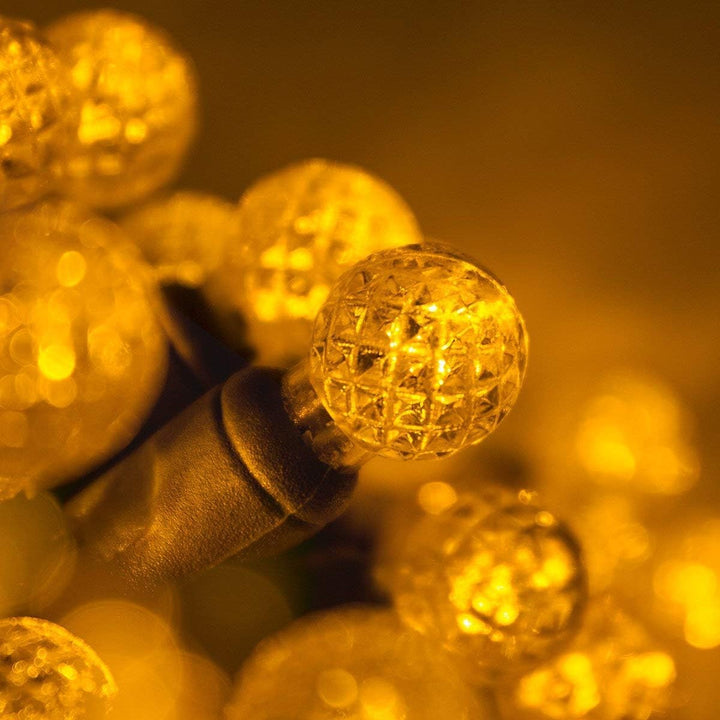 24' Raspberry LED String Lights, Gold