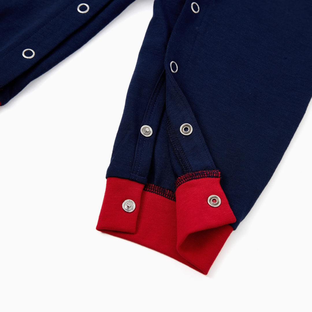 Baby Christmas Pajamas Family Matching Pjs Gifts Holiday Long Sleeve One-Piece Sleeper for Baby Shower Gift Size 12-18M