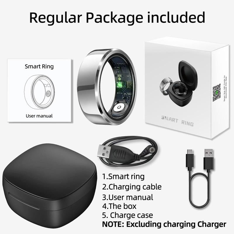 LIFEBEE Multifunctional Smart Ring, 1 Count Fitness Smart Ring with Multiple Sport Modes, Activity Tracker Smart Ring Tracker, Fitness Tracker, Digital Product, Cyber