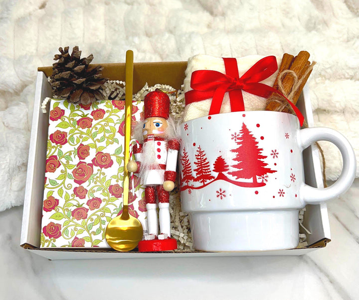Coffee Lover Gift Box: French Press, Mug & Gourmet Coffee Samples